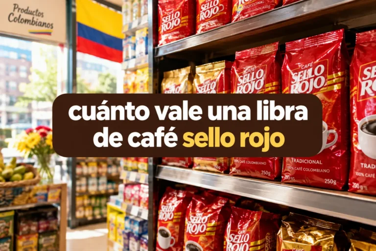 cuánto vale una libra de café sello rojo en ny