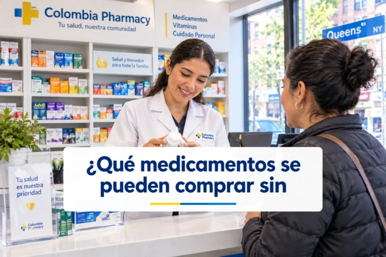 ¿Qué medicamentos se pueden comprar sin receta en Queens, NY